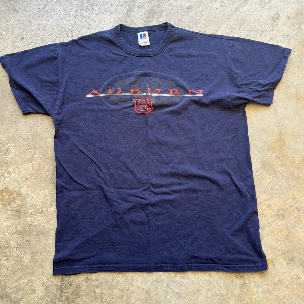90s y2k auburn graphic tee shirt‼️